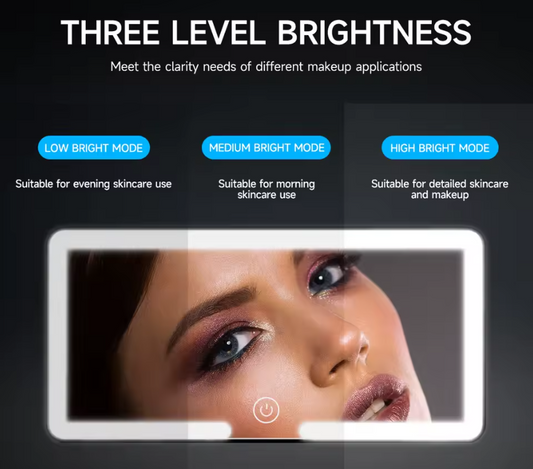 Ana’s Top Pick: Rechargeable LED Car Vanity Mirror with 3 Light Modes