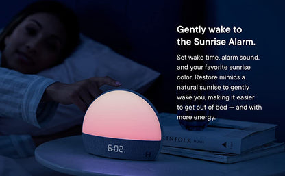 Lumina Pro: Smart Sleep Assistant & Sunrise Alarm Clock | White Noise Sound Machine, Ambient Night Light & Intelligent Sleep Trainer