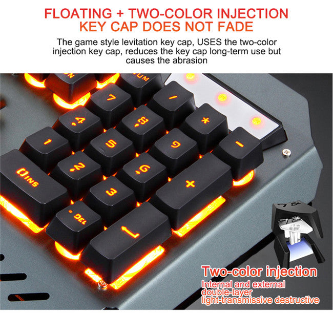 Tactical RGB Mechanical Gaming Keyboard - Pro-Response, 26-Key Anti-Ghosting, Ergonomic Design for Gamer