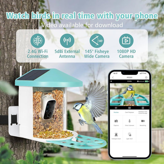 PetGuardian AI: Smart Automatic Pet Feeder with 1080P HD Camera | WiFi App Control, Night Vision, Two-Way Audio & Precision Portion Control