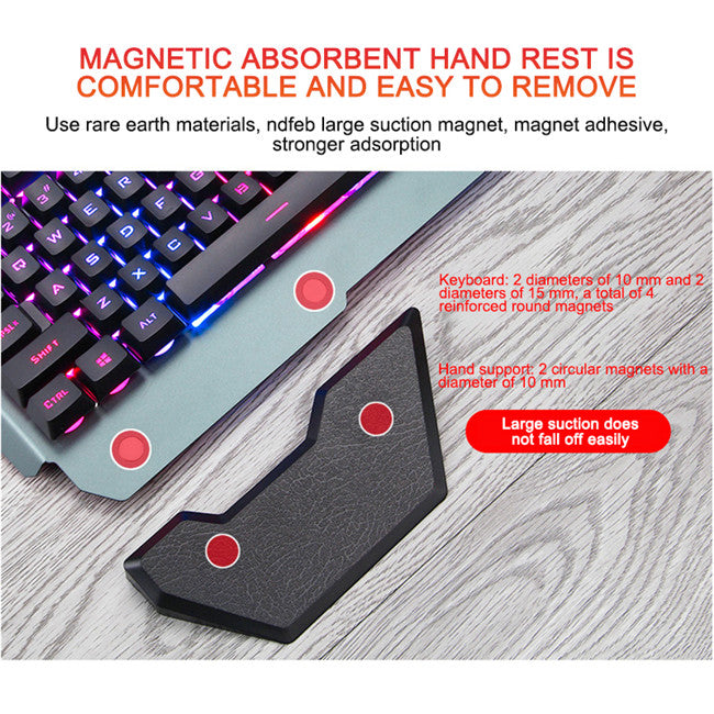 Tactical RGB Mechanical Gaming Keyboard - Pro-Response, 26-Key Anti-Ghosting, Ergonomic Design for Gamer