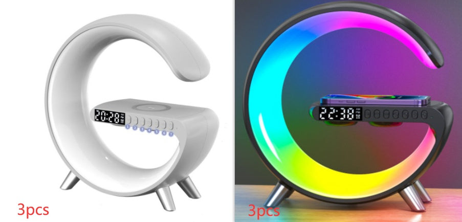 G-Light: 4-in-1 Smart Atmosphere Lamp with Fast Wireless Charging & Bluetooth Speaker