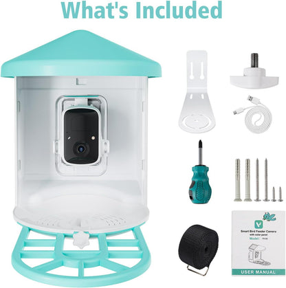 PetGuardian AI: Smart Automatic Pet Feeder with 1080P HD Camera | WiFi App Control, Night Vision, Two-Way Audio & Precision Portion Control