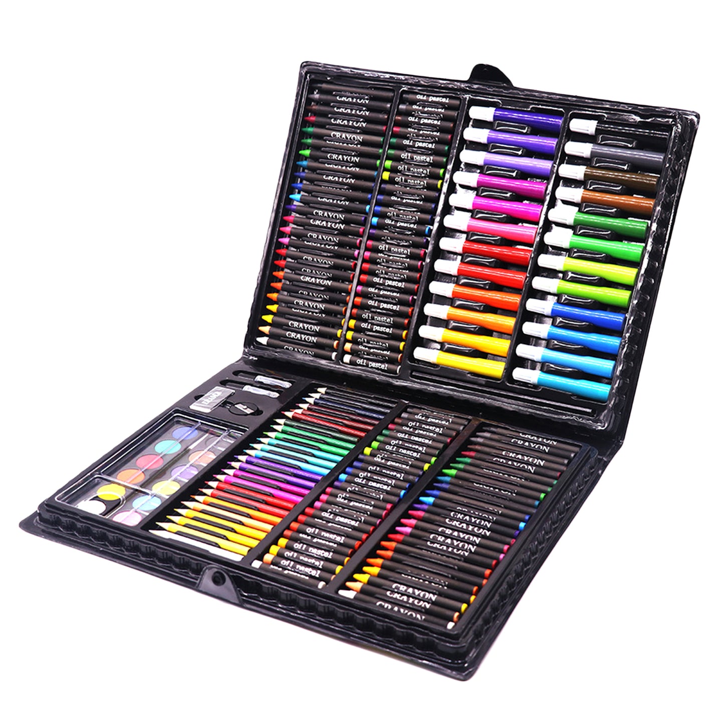Ultimate 208-Piece Deluxe Art Creativity Set – Professional Painting & Drawing Kit for Kids and Teens, Portable Art Studio