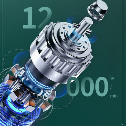 AeroClean Pro: Foldable High-Power Car Vacuum | 9000Pa Cordless Suction, 120W Brushless Motor, Portable Handheld Cleaner for Home & Vehicle