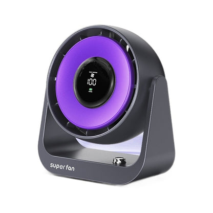 AeroStream Turbo: Desktop Air Circulator | High-Speed Turbine Convection Fan, Ultra-Quiet Operation & 3-Speed Minimalist Design for Home & Office