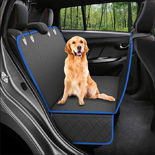 Premium 4-in-1 Dog Car Seat Cover – Waterproof, Scratch-Proof & Mesh View